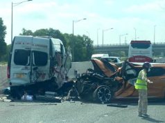 Ba ô tô va chạm trên cao tốc Hà Nội – Hải Phòng có còn hạn kiểm định?