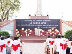 Cần Giuộc tổ chức Lễ tưởng niệm nạn nhân tử vong do tai nạn giao thông