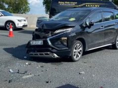 Cao tốc Hà Nội – Hải Phòng ùn tắc sau tai nạn giao thông giữa 2 xe ô tô