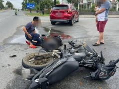 Hai xe máy tông nhau, bé gái 4 tuổi văng khỏi xe và va chạm với ô tô, sau đó tử vong