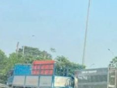 Lái xe tải tử vong trong cabin bẹp rúm trên Đại lộ Thăng Long