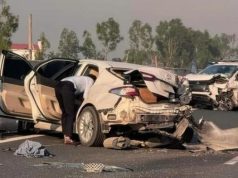 Tai nạn liên hoàn trên cao tốc Hà Nội – Hải Phòng, nhiều người bị thương