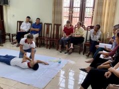 Tập huấn kỹ năng sơ cấp cứu nạn nhân TNGT cho hội viên chữ thập đỏ