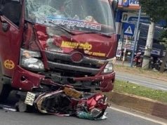 Đắk Lắk: Va chạm với xe tải, hai vợ chồng đi xe máy tử vong
