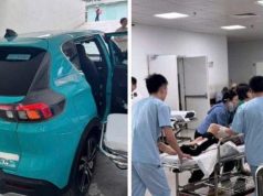 CSGT Hà Nội ‘mở lối’ cho taxi vượt tắc đường cứu người phụ nữ bị tai nạn